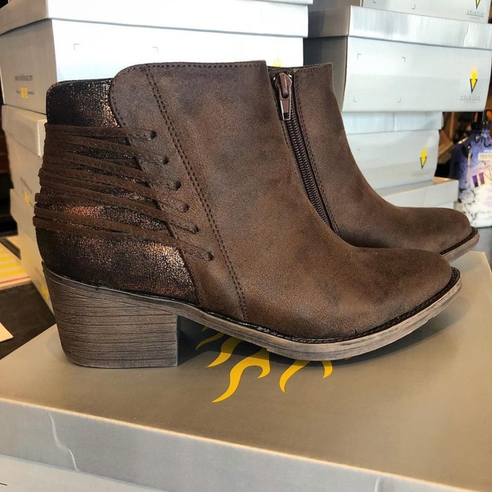 Very Volatile Brown Booties